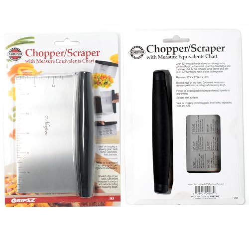 Norpro Grip-EZ Scraper/Chopper,Black - color: Black