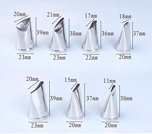 Symphony Wire Tips, Stainless Steel Icing Piping Nozzles For Pastry Fondant Tools (MIXED) - color: Mixed