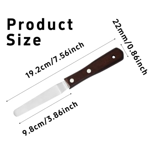 4 Inch Stainless Steel Angled Cake Icing Spatula - size: 4 Inch