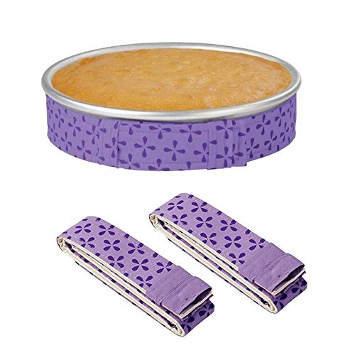 Mity rain 2-Piece Cake Pan Dampen Strips - color: 2PCS