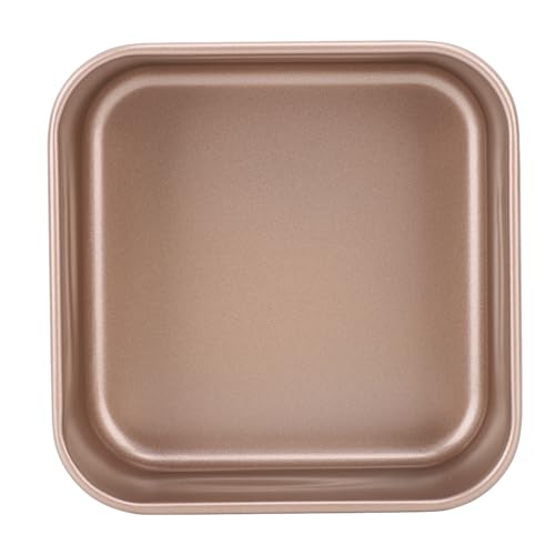 Deep Cake Pans For Baking Pan Deep Square Stick Proof Stackable Thickened Carbon Steel Baking Sheet for Cake Bread Barbecue (Small 17 * 17 * 8cm/6.7 * 6.7 * 3.1in) - size: S 6.7 x 6.7 x 3.1 inches