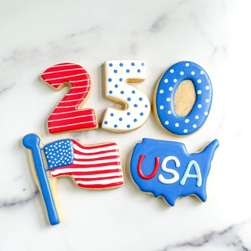 Ann Clark America 250th Anniversary Cookie Cutters Set of 5, Made in USA