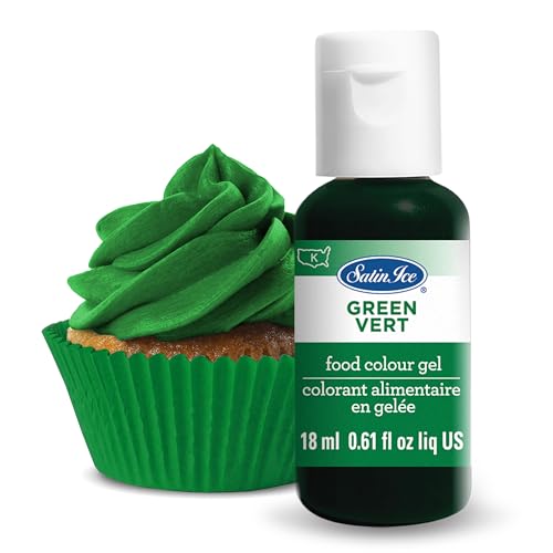 Satin Ice Food Color Liquid Gel, 0.61 fl oz Bottle, Green - color: Green