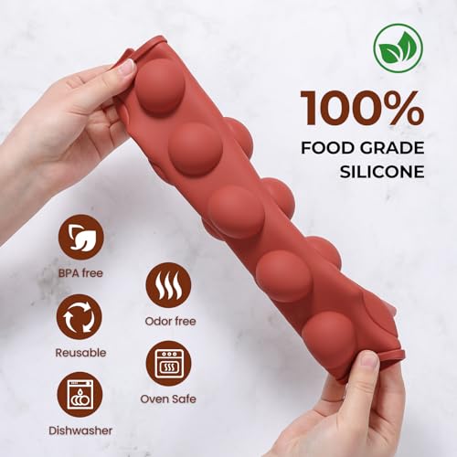 Semi Sphere Silicone Molds, Sphere Chocolate Mold 15-Cavity Small Half Sphere Round Silicone Molds for Making Jelly, Cake, Chocolates Bombs 2 Pack - color: 1.6" Small: 2 PCS, size: Semi Sphere