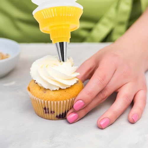 OUNONA Cookie Icing Squeeze Bottles 2 pcs Random Color Pp Material