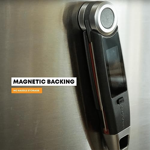 Finaltouch X10 Instant Read Digital Meat Thermometer NSF Certified - color: Tangerine Tart