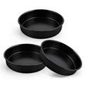 P&P CHEF 9 Inch Cake Pan Set of 3, 3 Pcs Nonstick Round Cake Baking Pans