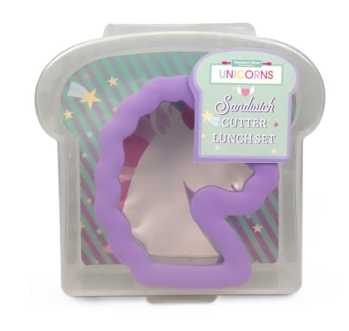 Handstand Kitchen Shaped Sandwich Crust Remover & Container Set - Unicorn - color: Unicorn