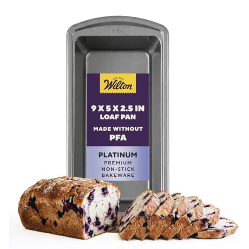 Wilton Platinum Non-Stick Loaf Pan, Made Without PFAS, 9 x 5 in - size: 9 x 5 Loaf Pan