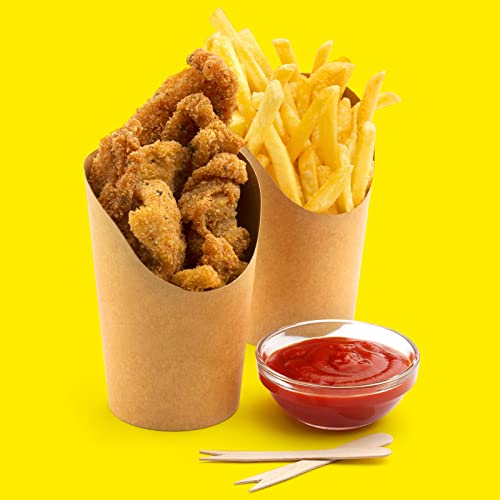 Honeydak 150 Pcs Charcuterie Cups French Fry Paper Holder Bulk 14oz