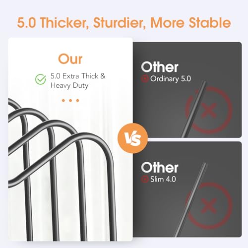 ORDORA 2PC Cutting Board Organizer Holder, Baking Sheet Rack for Kitchen - size: 5Slot-2 Pack