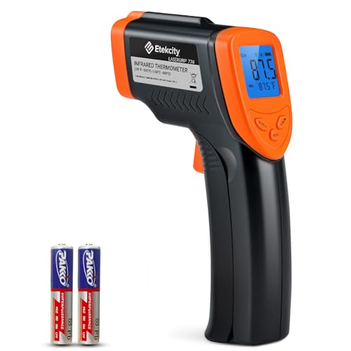 Etekcity Infrared Thermometer Laser Temperature Gun 774, Orange - color: Orange, style: Classic