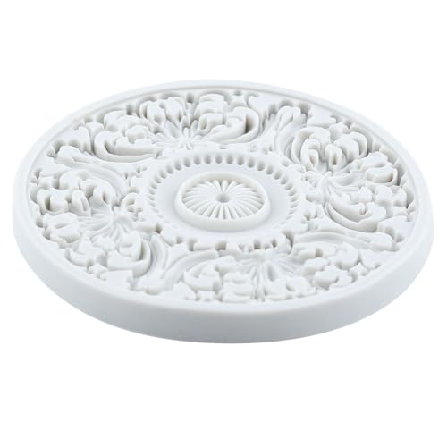 Lingzhi Baroque Style Curlicues Scroll Lace Fondant Silicone Mold Set of 4 - color: Style B