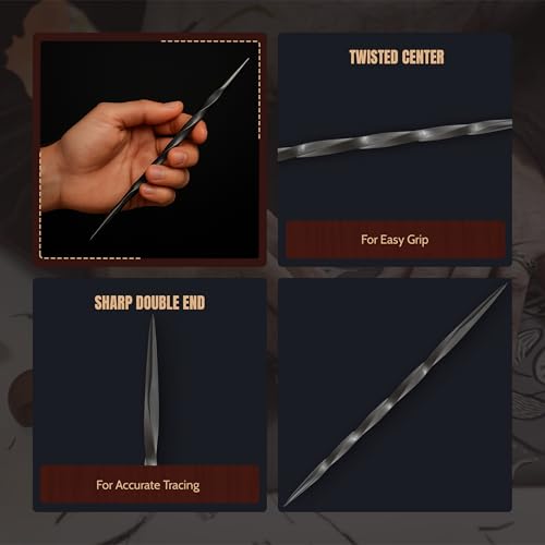UJ Ramelson Twisted Scriber Tool Needle, 12 Pack - style: Twisted Scriber Needles – 12-Piece