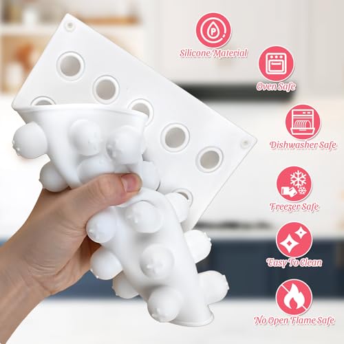 Small Chocolate Molds, 35-Cavity Silicone Semi-Sphere Candy Molds - color: Small 35 Cavity Semi-Sphere Mold
