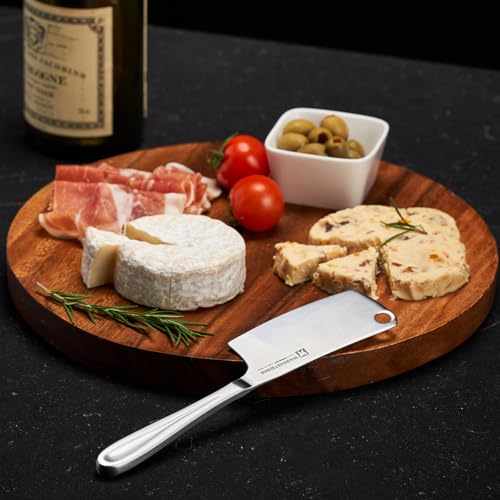 WAGENSTEIGER 100% Stainless Steel Butter Knife Spreader, Cocktail Cheese Knife for Condiments, Jam, Pastry & Butter, Ergonomic Handle Design, Perfect for Cutting or Spreading Cheese & Butter