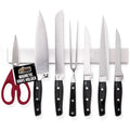 GORILLA GRIP 304 Stainless Steel Magnetic Knife Holder Strip, 10 Inch - size: 10 Inch