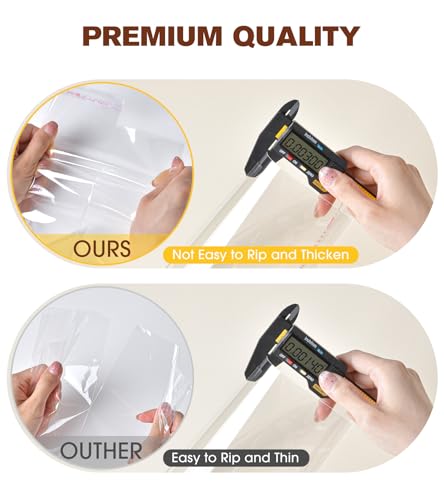 300 Pcs Clear Self Sealing Cellophane Bags, 3x5 Inches Cookie Bags Resealable Cellophane Bag for Packaging Cookies, Candy, Gifts, Favors and Products, 3 Mils Individual Self Adhesive Wrappers - size: 3x5 Inch (Pack of 300)