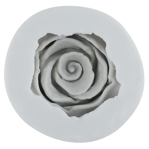 Bloom Rose Flower Fondant Molds Rose Flower Silicone Mold Set Of 2 - color: Style P