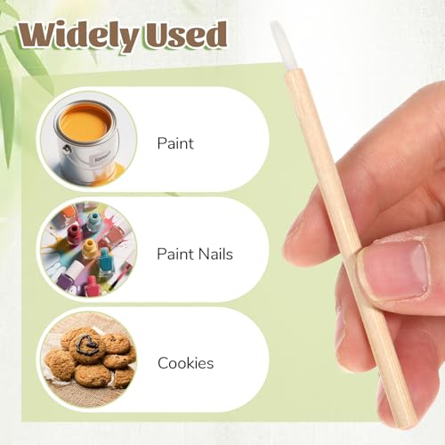 50Pcs Disposable Mini Paint Brushes, DIY Cookie Paint Brushes