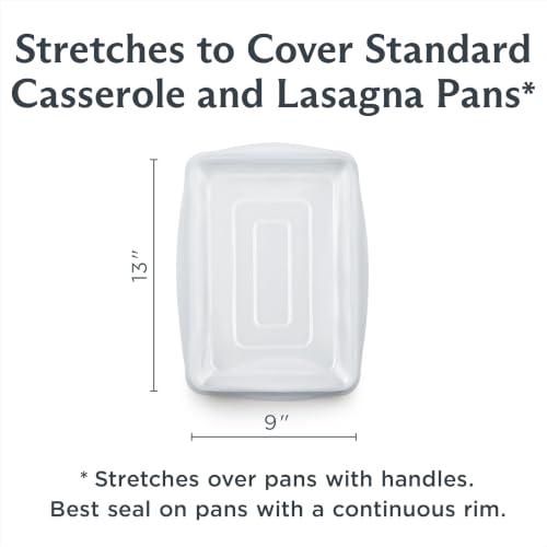 Stasher Reusable Silicone Rectangle Stretch Lid, Food Cover for 9x13 inch - size: Rectangular
