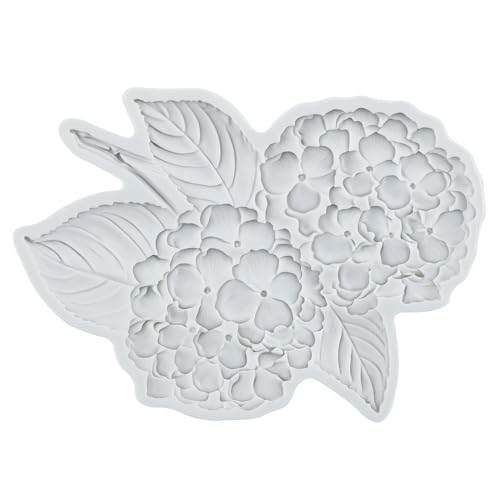 Hydrangea Flower Fondant Mold Flower Silicone Molds Set Of 2 - color: Style A