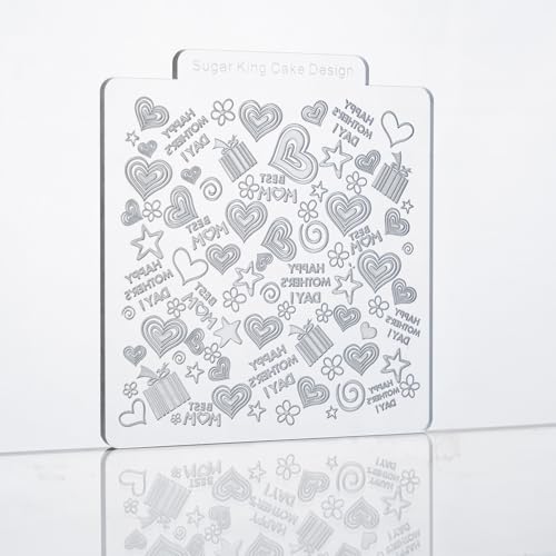 KALAIEN Cookie Stamps,Fondant Impression Mat Set of 3 Style 5 - color: Style 5