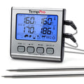 TempPro TempTrack Digital Cooking Meat Thermometer with Dual Meat Probe - size: 2-probes