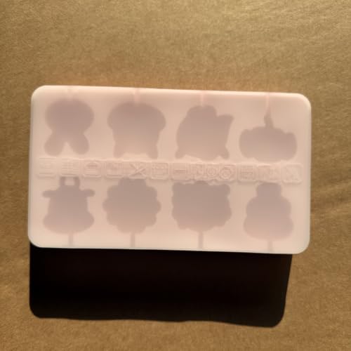 2Pack Animals Silicone Lollipop Molds Kit with Sticks for Hard Candy - color: 2pcs Animal D