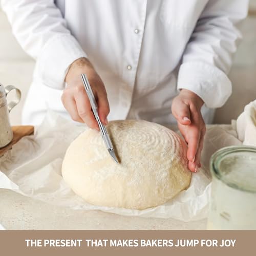 Premium Bread Lame – Steel Sourdough Scoring Tool for Home Bakers