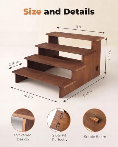 Bake Choice 2 Set Wooden Cupcake Stand, Tiered Risers Display Stands, M - size: M