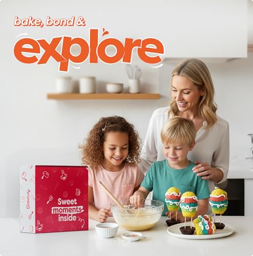 Baketivity Hot Air Balloon Madeleines STEM Learning Kids Baking Kit - color: Hot Air Balloon Madeleines