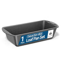 Nonstick Loaf Pan Set Pack of 1, Carbon Steel 11" Large Baking Bread Pan, Oven Safe Up to 450°F, PFOA, PFOS, PTFE Free, Space Saving Stackable Design, Stain Resistant, Dishwasher Friendly, Gray Marble - color: Gray Marble, size: 1 Pack