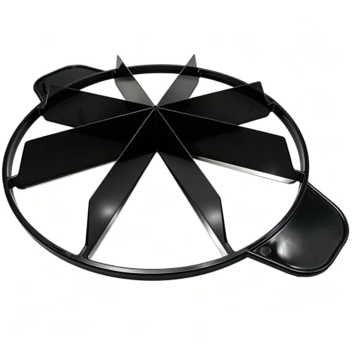 FDXGYH Pie Cutter 6 Slice 10" Pie Plastic Cutter with 6 Equal Slices Black - size: 6-Slice Pie Cutter-Plasitc-BL