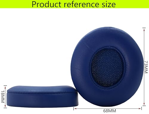 Replacement Ear Pads Compatible with Beats Solo3.0 Wireless Indigo - color: Indigo