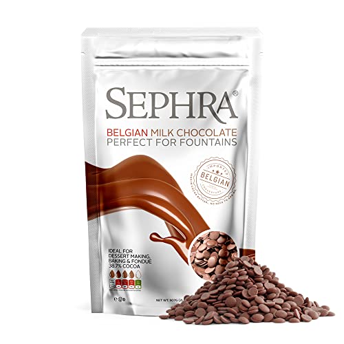 Sephra Fountain-ready Belgian Milk Chocolate 2lb Bag - Ideal for Melting - size: 2lb