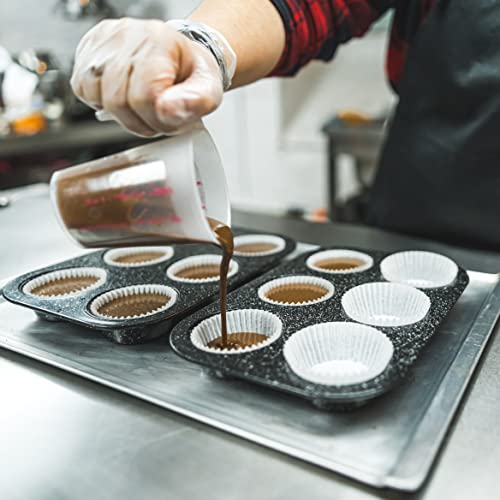 Bake Choice 200pc Standard Cupcake Liners for Baking, Rainbow Muffin Liners - color: Rainbow