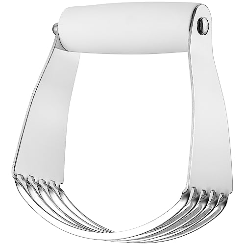 Spring Chef Medium Dough Blender Hand Tool - Durable Pastry Cutter - White - color: White, size: 3" Medium