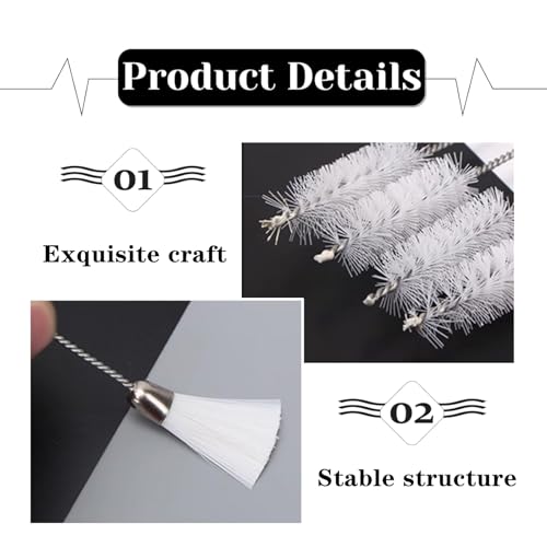 Cake Decorating Brushes, 10Pcs, Nylon Hard Bristle