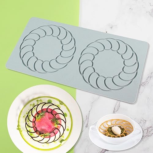 E Pepper Ring 3D Embossing Silicone Chocolate Candy Fondant Mold for Cupcake Top Sugar Craft Cake Decoration - size: E_ Pepper Ring