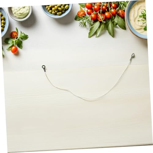VOSAREA 10 Pcs Cake Slicer Wires Stainless Steel Cake Cutting Wire Replacement for Precise Layer Cutting Compatible with Most Cheese Slicers for Bread Meat and Baking Accessories