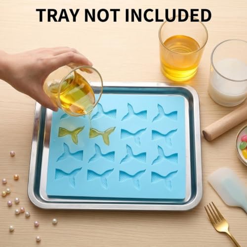16 Cavity Mermaid Tails Silicone Candy Molds