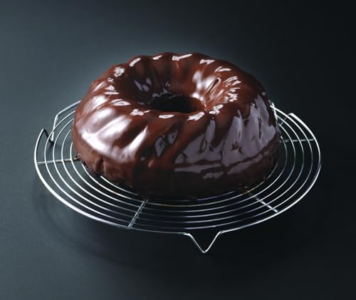 Matfer Bourgeat Round Cooling Rack w/Feet, 9 1/2" - size: 9.5" L x 9.5" W x 1" H