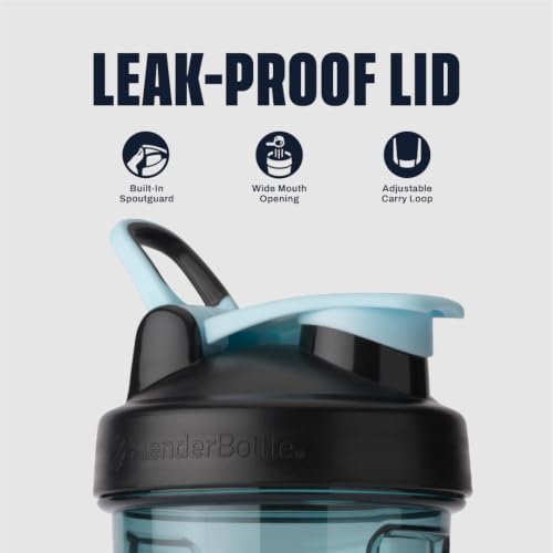 BlenderBottle ProSeries Tritan Shaker Bottle 28 oz Black/Blue - color: Black/Blue, size: 28 Ounces