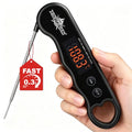 0.3s Fast Read Meat Thermometer – USB-C Rechargeable,Black - color: Black