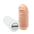 Mini Rose Gold Foil Cupcake Liners Muffin Baking Cups for Party and More, 300-Count - color: Rose Gold