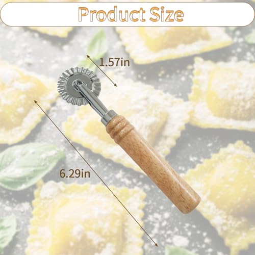 1Pcs Single Wheel Pastry Cutter, Long Handle - size: Long Handle
