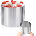 Hushee 1 Pcs Extra High 15cm Cake Ring 6 to 12 Inch Adjustable Cake Mold