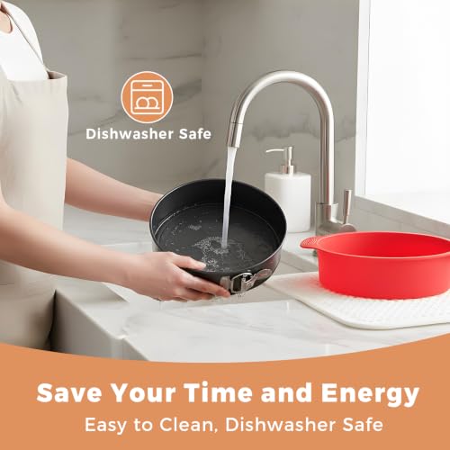 Springform Pan 9 Inch Spring Form Pan for Cheesecake with Protector