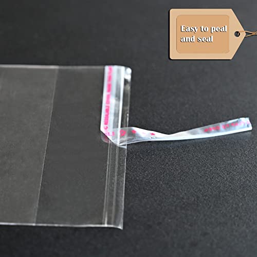 Egofine Self Sealing Cellophane Bags 100 PCS, Crystal Sealed Clear Bags for 11x14 Art Prints, Bag Size: 11.41x14.57 inches - color: 11"x14"Pack of 100